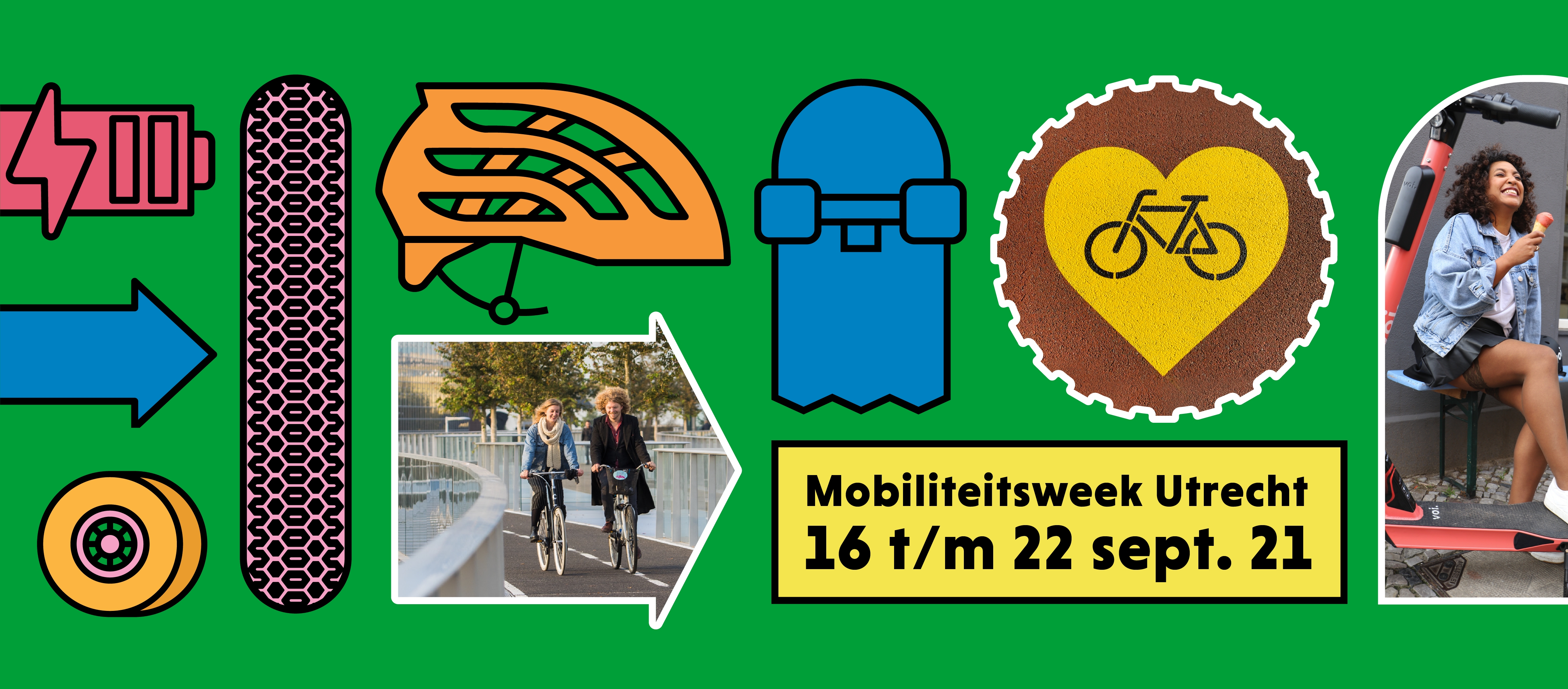 mobiliteitsweek utrecht 2021 banner let's go, regio