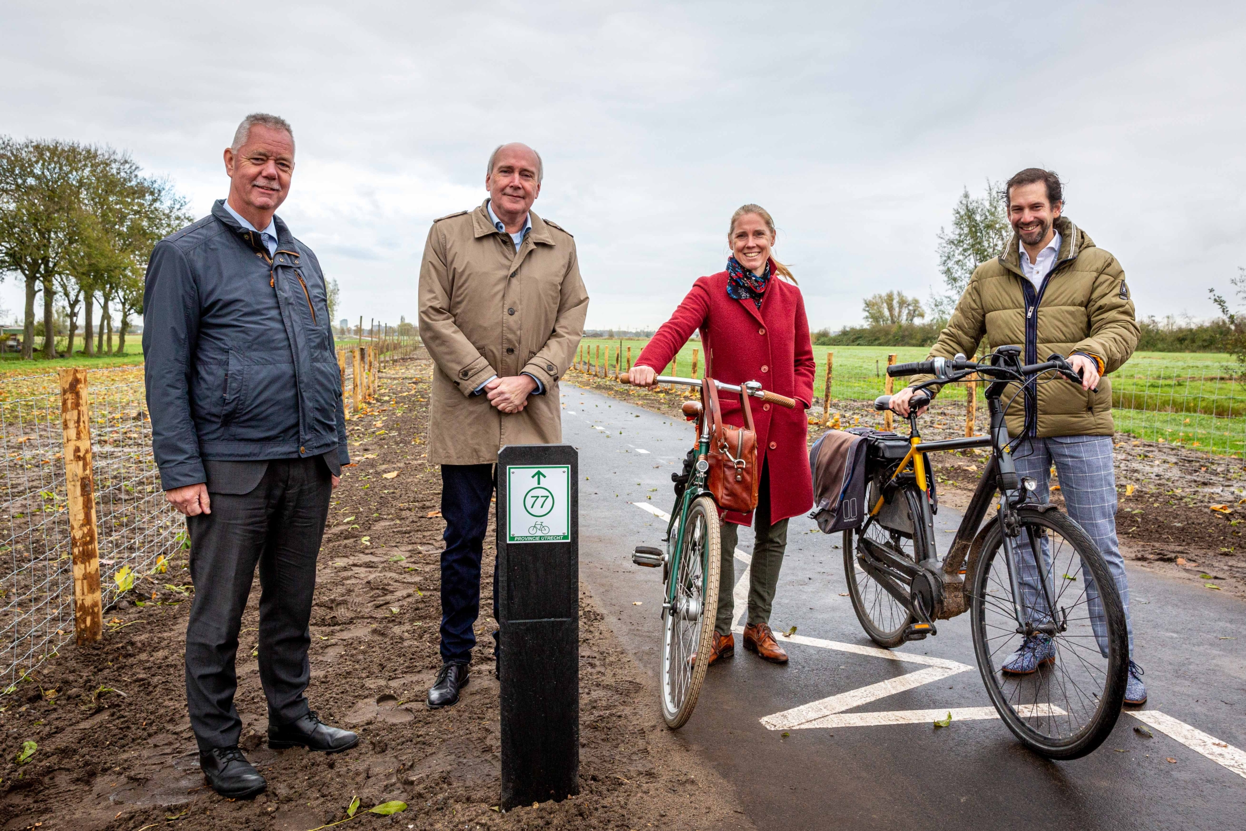 Opening Verlengde Meerlopad fietspad tussen IJsselstein en Utrecht
