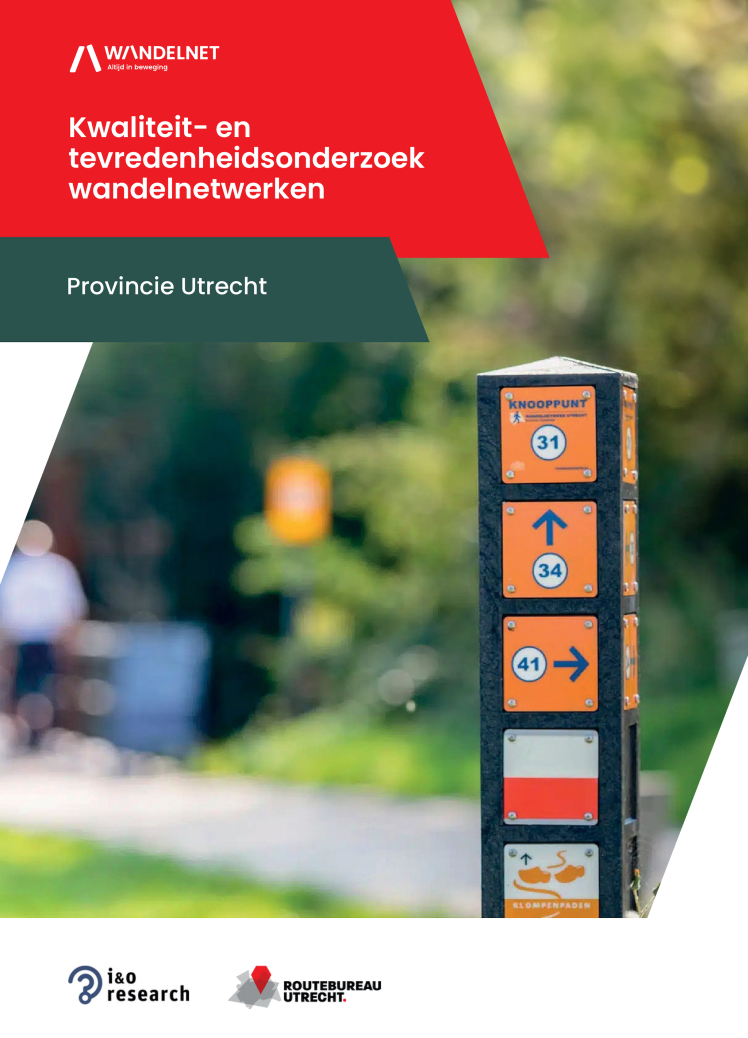 Onderzoek wandelroutenetwerken Utrecht Wandelnet